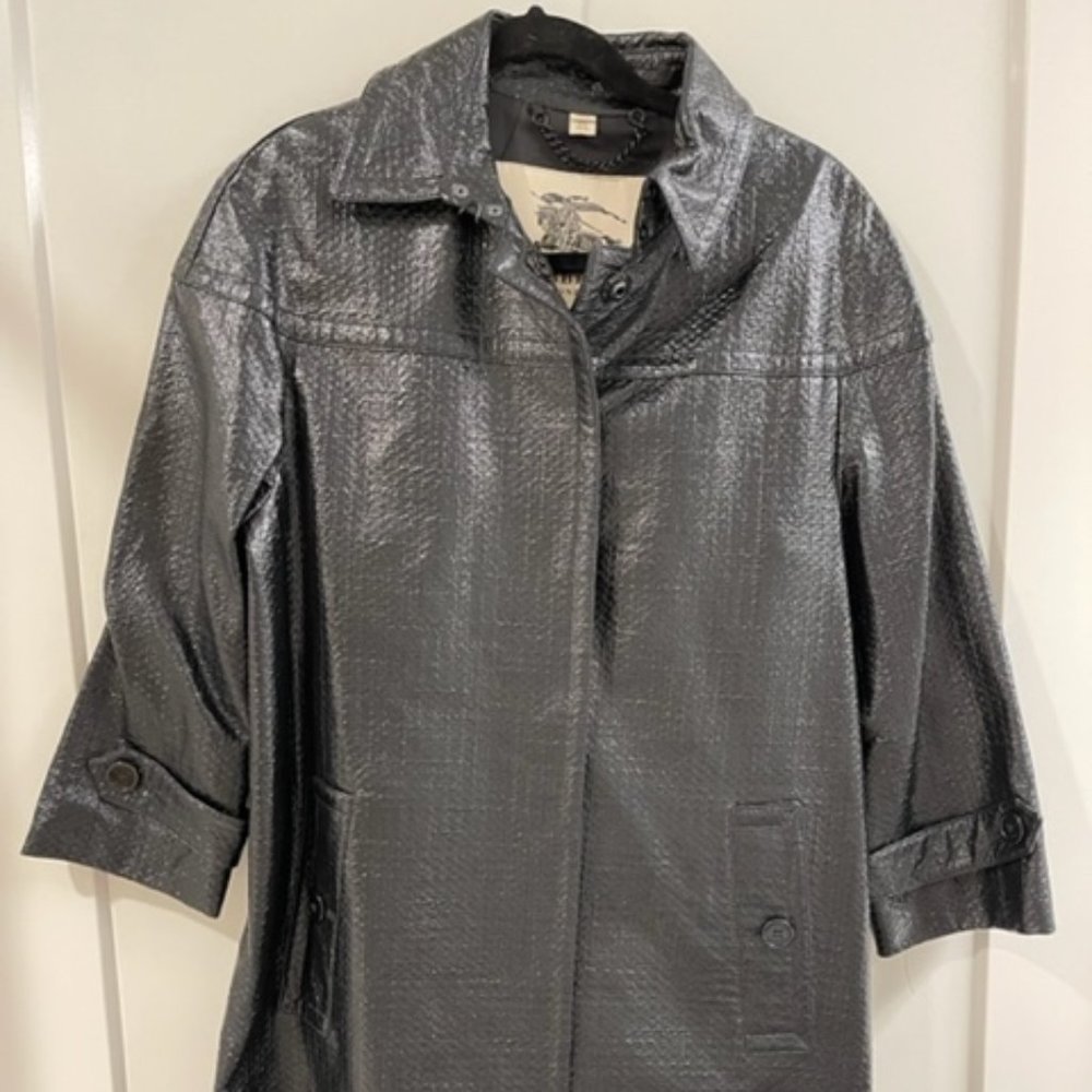 Burberry London Textured Oversized Jacket